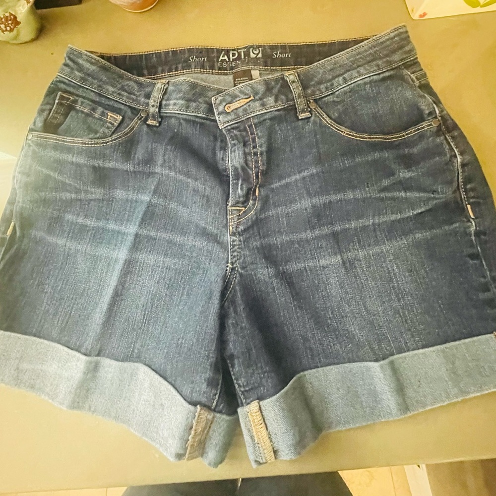 Denim shorts by Apt. 9